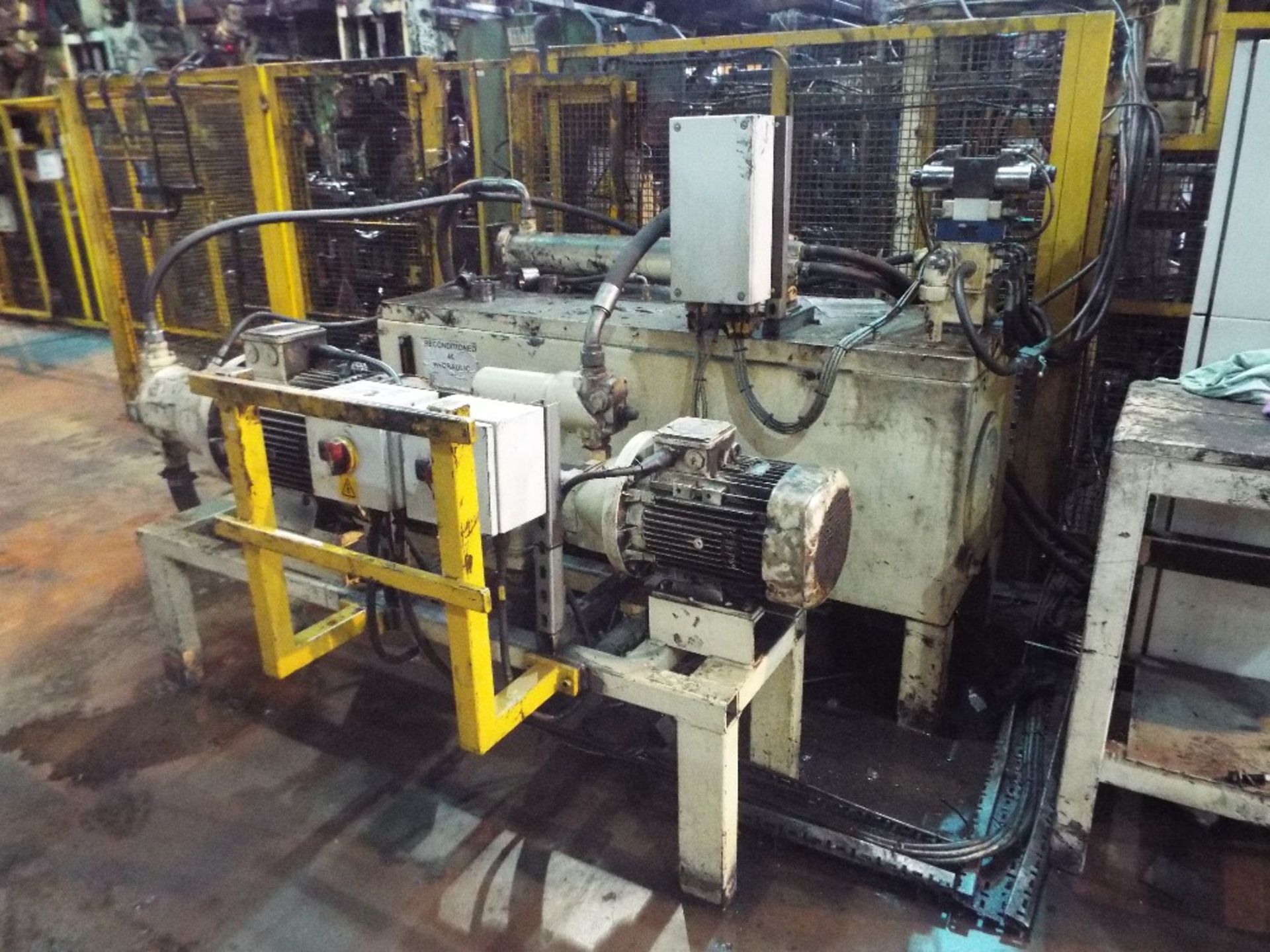 SMG Hydraulic Press Complete with Die Loading Bogey - Image 9 of 13