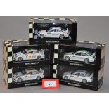 Minichamps. Five BMW 320si diecast model cars in 1:43 scale including 400 072601 (L.Ed.