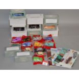 Seven boxed Trax diecast taxi models in 1:43 scale, overall appear VG in VG boxes.