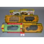 Six boxed Solido diecast Military Vehicle models including #241 Half-track Hanomag,