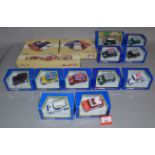 11 x Corgi diecast model Minis. Together with three Corgi box sets: 97706; 97708; 97709.