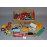 A good quantity of unboxed diecast models including examples by Corgi, Dinky,