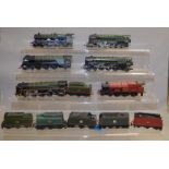 OO gauge. Six unboxed locomotives by Hornby, Bachmann and Triang. Some repainted, F-VG.