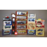 52 assorted diecast models, mostly EFE but includes Lledo. Boxed and appear VG.