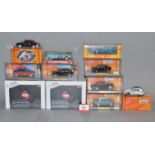 11 x Norev 1:43 scale diecast models taxis. G-VG, boxed.