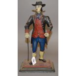 An interesting cast Metal figure of a Quaker