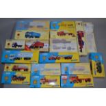 19 x Corgi diecast models, including Famous Hauliers Around Britain and British Road Services.