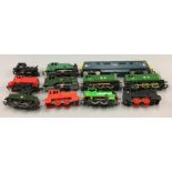 OO gauge. 11 x unboxed locomotives by Hornby, Triang and similar, mostly diesel or shunting engines.