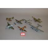A very large quantity of mostly kit built model aircraft, including two FE Phelps models on stands.