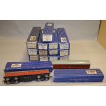 OO gauge. 15 x Hornby Dublo coaches. F-G, boxed.