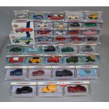 Thirty six boxed Matchbox Dinky diecast car and van models in 1:43 scale together with DY-S 17 1939