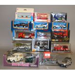 Quantity of assorted diecast models by Lledo, Matchbox, Maisto and others. Boxed, overall appear VG.