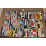 Quantity of assorted diecast models including Matchbox Dinky and Lledo. Boxed, VG.