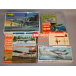 24 x Frog plastic model kits, all aircraft, includes: 338P; F163; F161; etc.