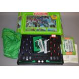 Subbuteo Club Edition 60140, complete, together with a boxed #614 Scotland team. G+.