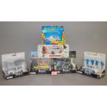 16 x assorted diecast models, including Corgi Beatles, Tintin, etc. G-VG, boxed.