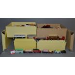 Thirty three unboxed vintage diecast models by Dinky and Corgi,