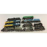 OO gauge. 11 x unboxed locomotives by Lima, Hornby and similar. F-VG.