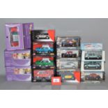 14 x assorted diecast model taxis, all boxed and appear VG.