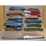 OO gauge. 10 x diesel engines and DMUs by Lima and others. P-G.