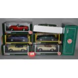 Six Corgi 1:18 scale MG diecast models. Boxed and VG.