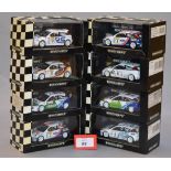 Minichamps. Eight Ford Focus RS WRC diecast model cars in 1:43 scale 430 018917 (L. Ed.