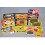 Twelve boxed/carded diecast models by Corgi,