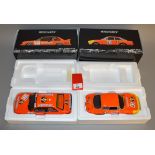 Minichamps. Two diecast model cars in 1:18 scale, 180 922020 BMW M3 K.