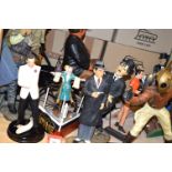 Good quantity of assorted figurines of various film characters,