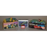 33 x assorted tinplate cars, all modern collector's models. In F-VG boxes.