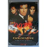 James Bond film posters including "Goldeneye" "Coming Soon" one sheet 27 x 40 inch in rolled