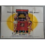 Group lot of over 30 British Quad film posters including Joysticks, Asterix in Britain, Near Dark,