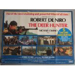 Collection of British Quad film posters including The Deer Hunter (Robert DeNiro),