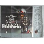 Collection of over 20 British Quad film posters including Rollerball with Bob Peak art plus Chinese