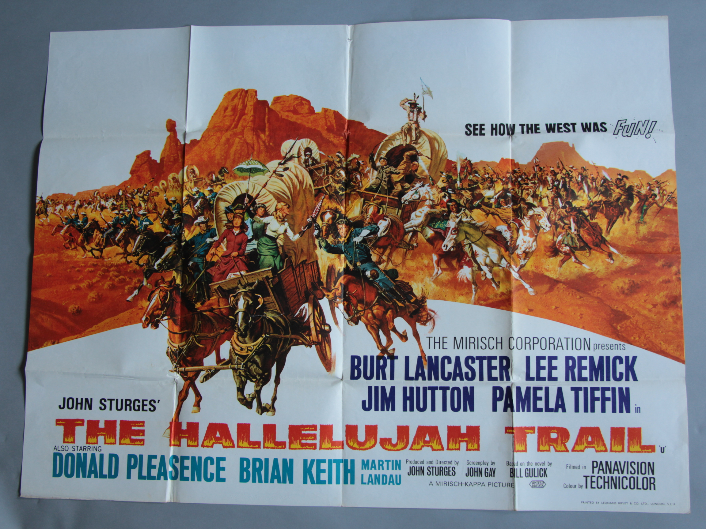 Collection of Western genre British Quad Film Posters 30x40" including: The Rare Breed (1966) - Image 2 of 15