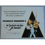 Stanley Kubricks "A Clockwork Orange" X cert.