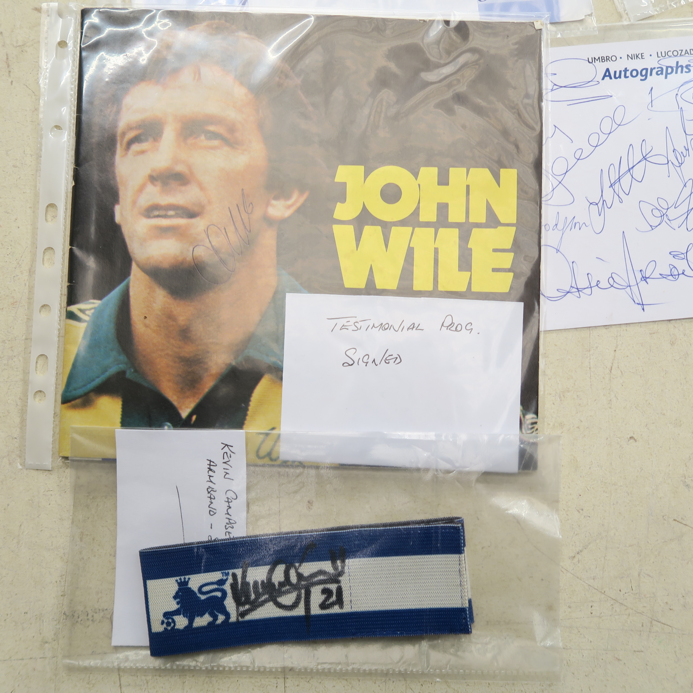 Large collection of West Bromich Albion supporters club plus former players Association signed end - Image 3 of 7