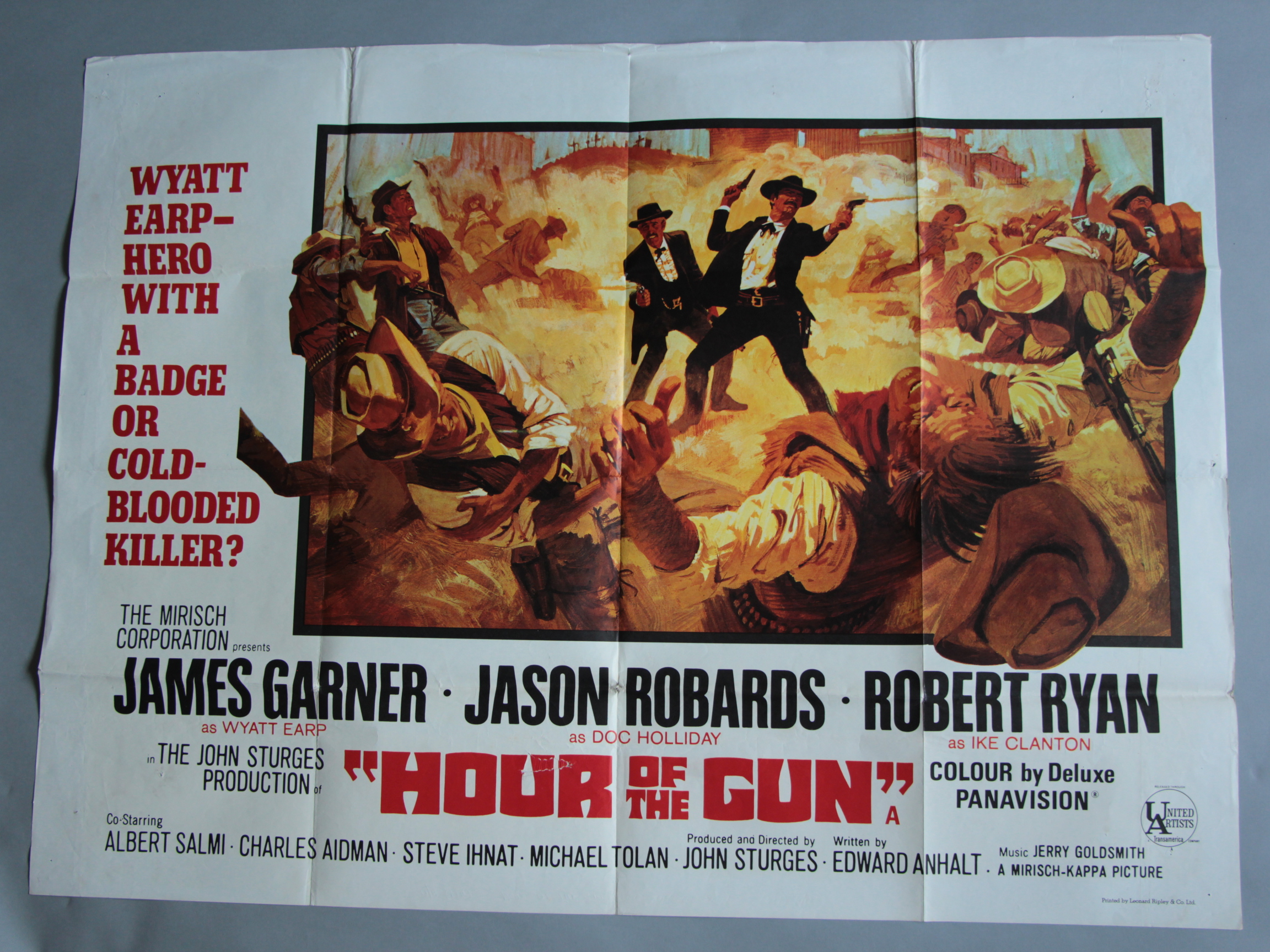 Collection of Western genre British Quad Film Posters 30x40" including: The Rare Breed (1966) - Image 9 of 15