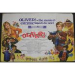 Two British QUAD film posters: "The Incredible Journey" (30 x 40") and "Oliver" (30 x 40");