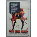 Bob Peak art for "Our Man Flint" 1966 US one sheet film poster 27 x 41 inch folded,