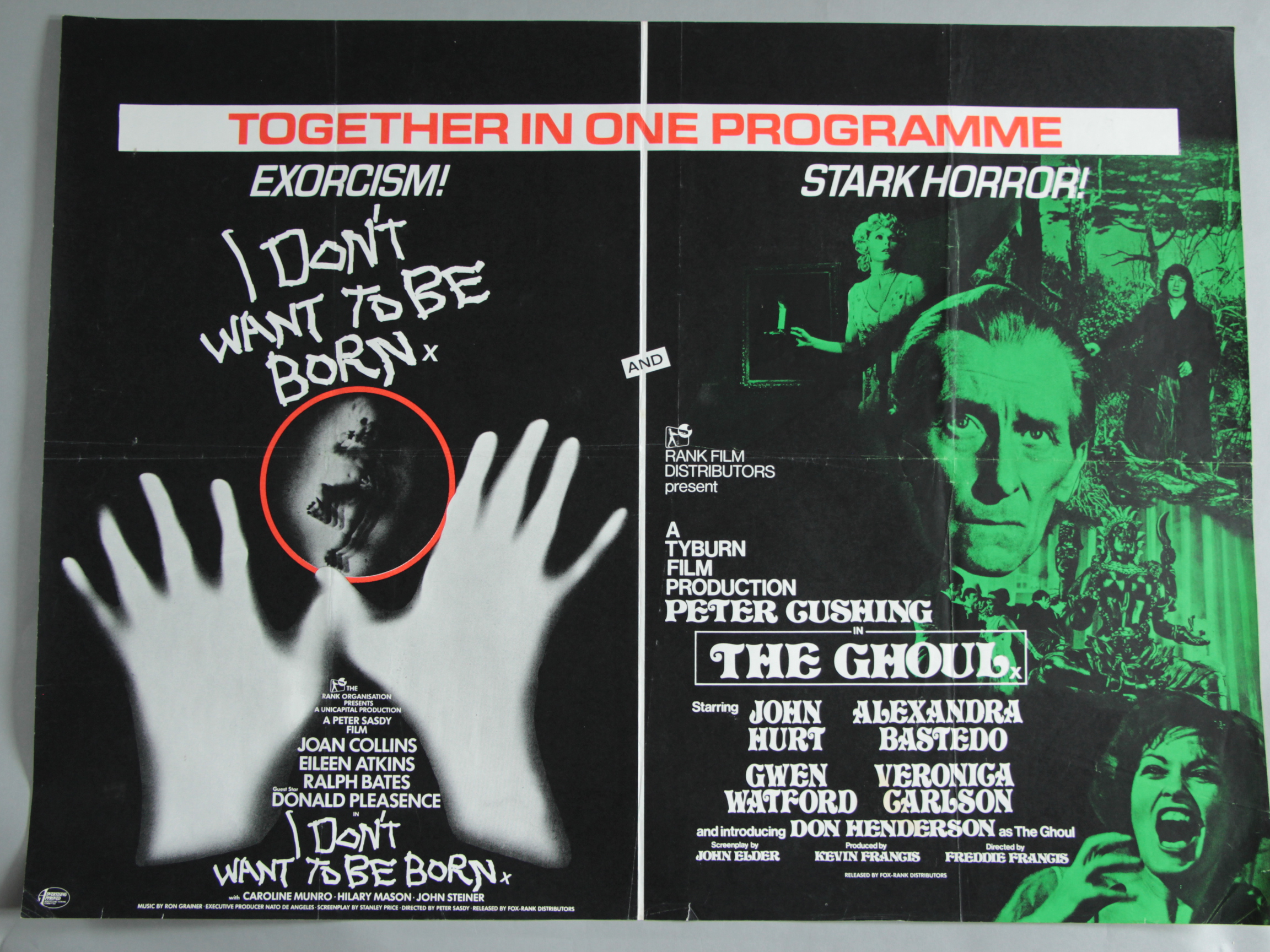 16 Horror genre British Quad film posters including Psycho Killer / The Corpse X cert d/b, - Image 4 of 15