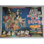 "The Great Rock N Roll Swindle" 1980 first release original British Quad film poster with music by