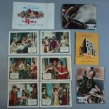 Original cinema lobby cards including "Carry On Cleo" 6 British 10 x 8 inch full colour lobby cards