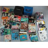 2 7 " vinyl single carry cases inc a selection of singles with picture sleeve EPs in very good to