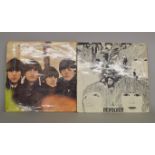 Two The Beatles LP records: "Beatles for Sale" mono PMC1240 and "Revolver"mono PMC7009 printed by