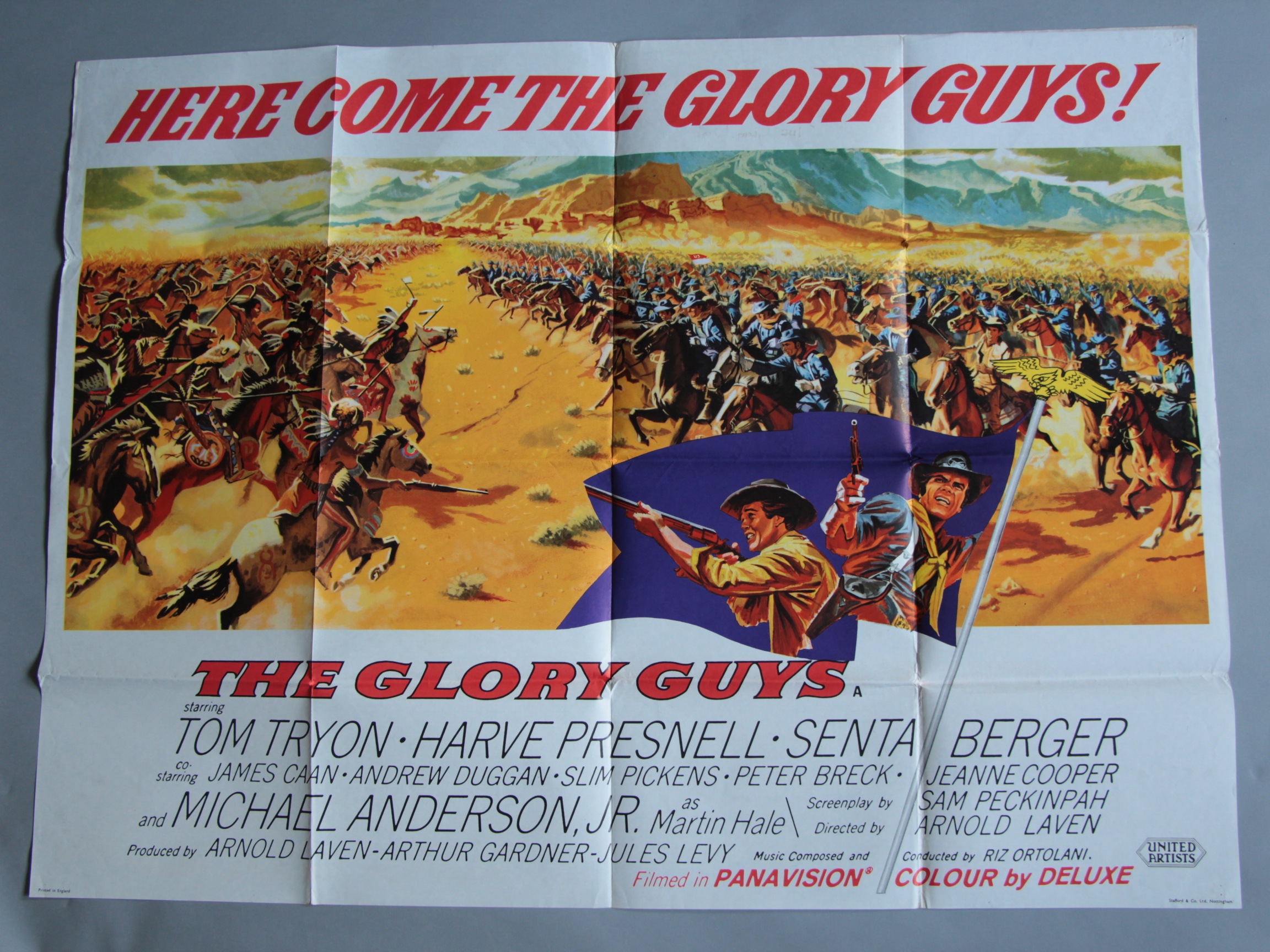 Collection of Western genre British Quad Film Posters 30x40" including: The Rare Breed (1966) - Image 6 of 15