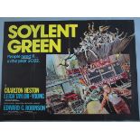Soylent Green original British Quad film poster starring Charlton Heston, 30 x 40 inches.