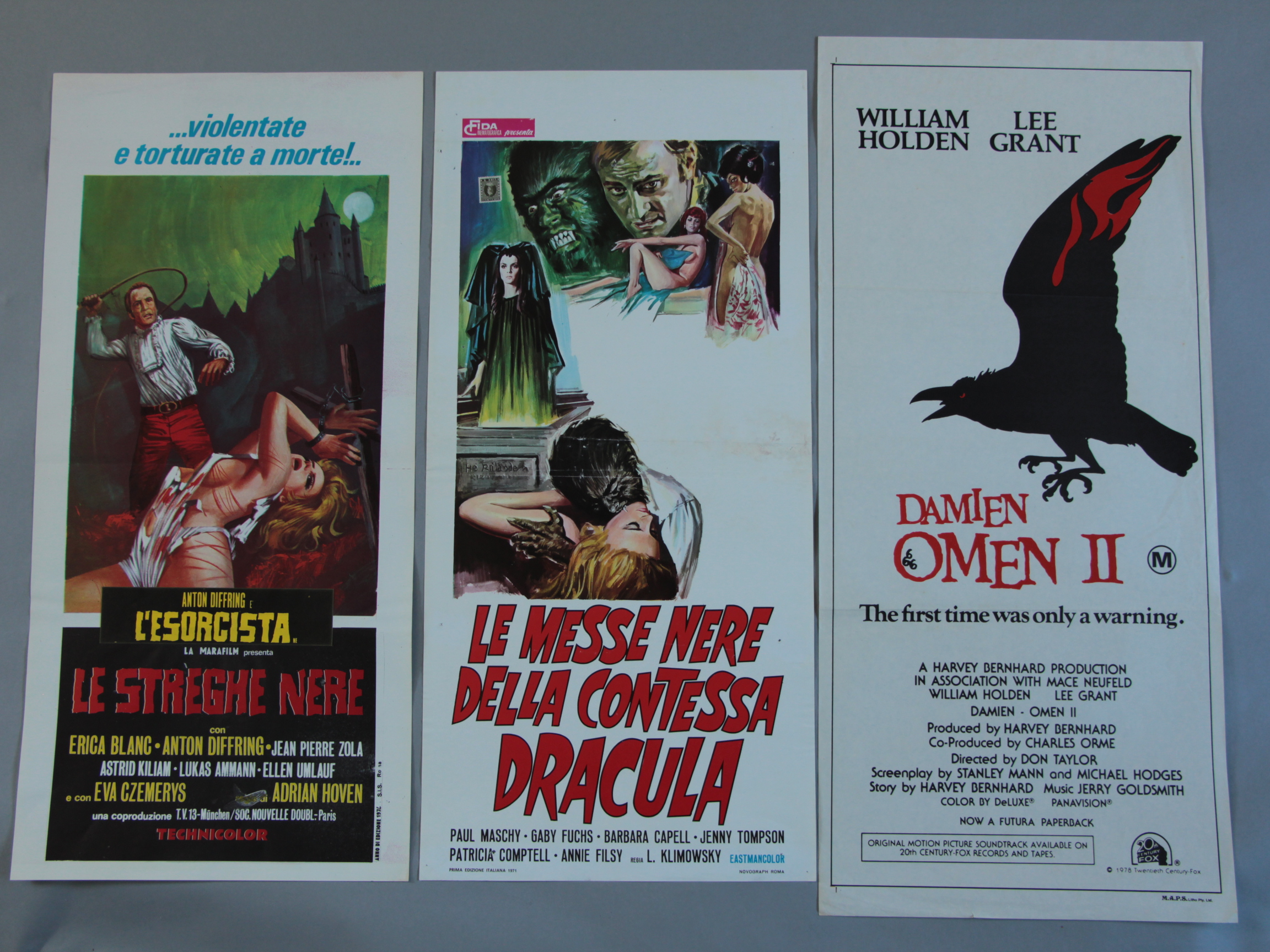 Ten horror genre foreign film posters including The Gorgon US insert, - Image 6 of 10