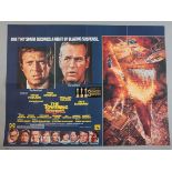 "The Towering Inferno" 1974 1st release British Quad film poster starring Steve McQueen and Paul