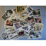 Collection of vintage lobby cards from British cinemas including Depth Charge x5, On the Double,